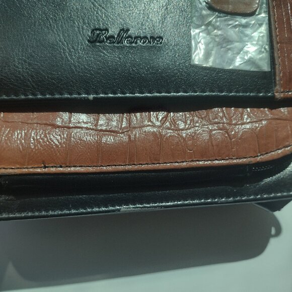 Donna Karan ; Belle Rose mini handbag, mini briefcase with cell phone holder - Picture 7 of 8